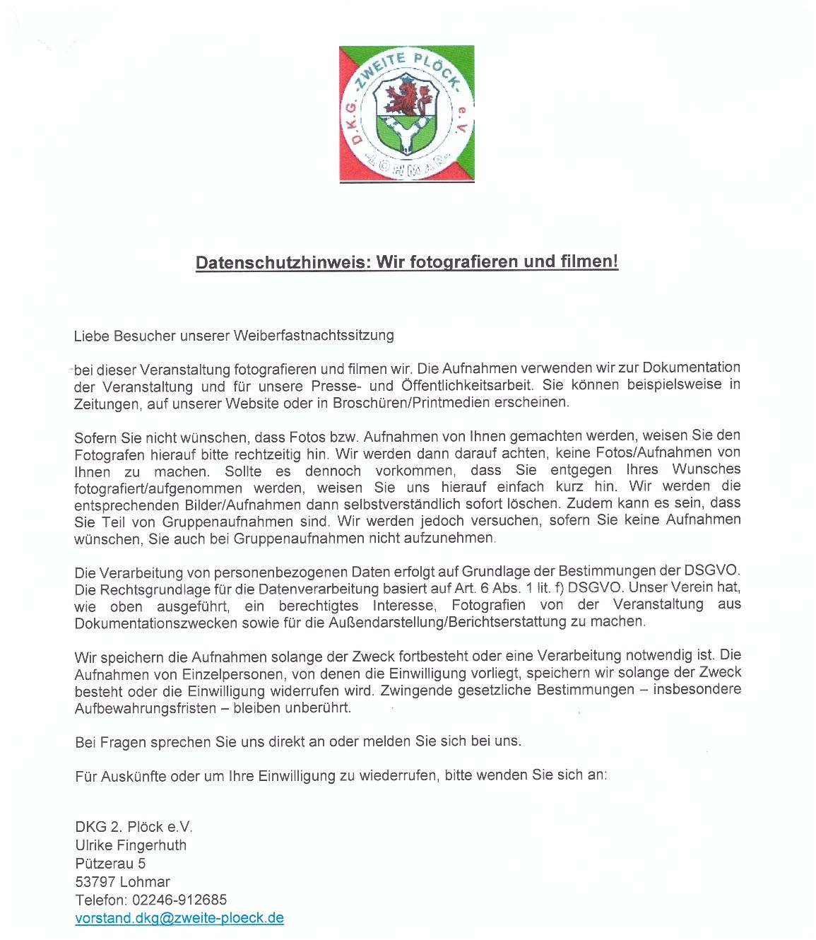 Filen und Fotografieren